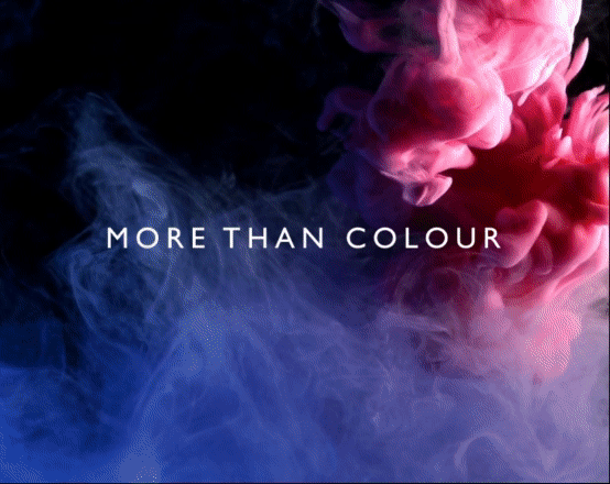 Brisk Agency's 'More Than Colour' branding message, exemplifying the expertise of a leading creative brand and logo design agency in London and Exeter.